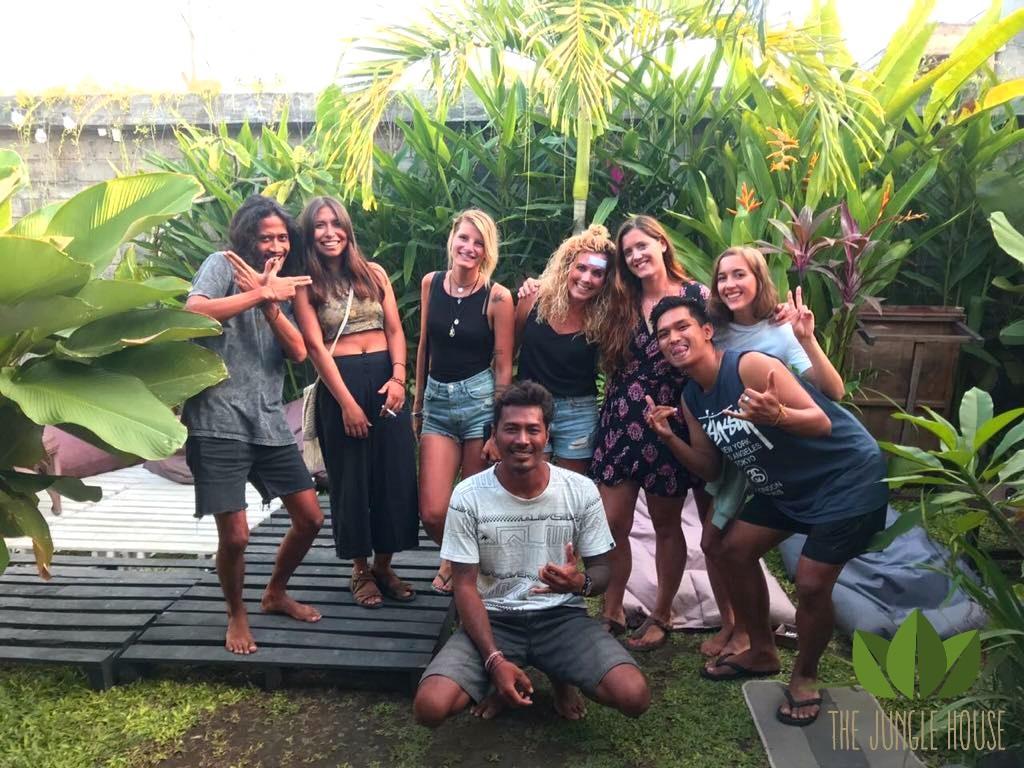 The Jungle House Hostel Canggu  Luaran gambar